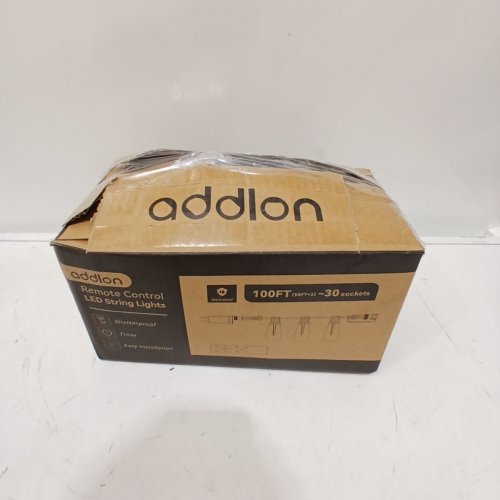 ADDLON OUTDOOR WATERPROOF DIMMABLE STRING LIGHTS - 100FT - BLACK image 4