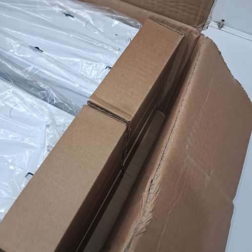 6PK HYPERLITE LINKABLE LED WRAPAROUND CEILING LIGHT FIXTURES - 4FT - 60W/50W/40W - 4400 LM/5500 LM/6600 LM - WHITE (MODEL: BL-WR-486-40W/50W/60W-XTTN) image 4