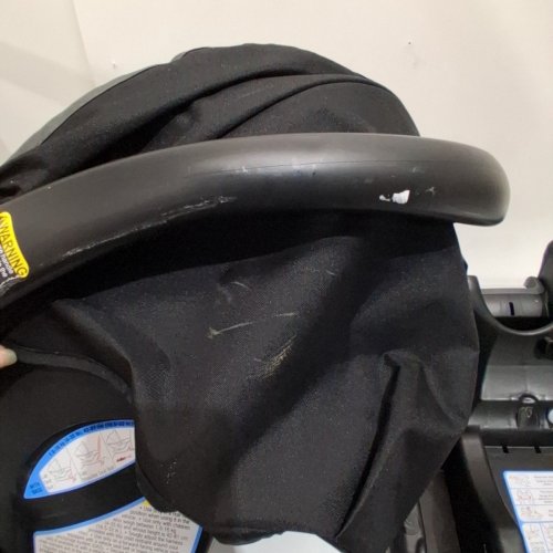 GRACO SNUGRIDE 35 LITE LX INFANT CAR SEAT - 4-35LBS CAPACITY - GOTHAM FASHION BLACK/GREY (MODEL: 2143034) image 5