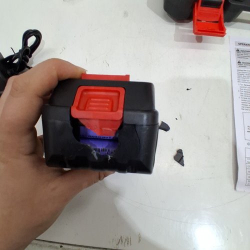 AREYOURSHOP BRUSHLESS CORDLESS ELECTRIC WRENCH - 1/2" - 21 V - RED/BLACK image 5