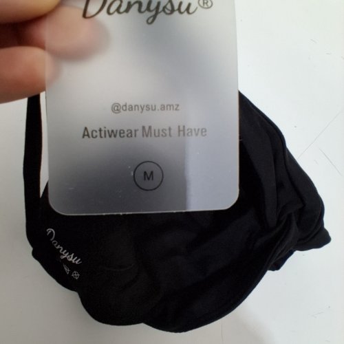 WOMEN'S DANYSU SOFT BACKLESS SPORTS BRA - MEDIUM - BLACK image 2