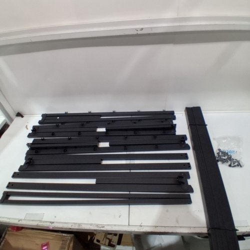 FSCHOS HEAVY DUTY METAL BED FRAME - 18" - KING - BLACK (MODEL: 3505-18) image 3