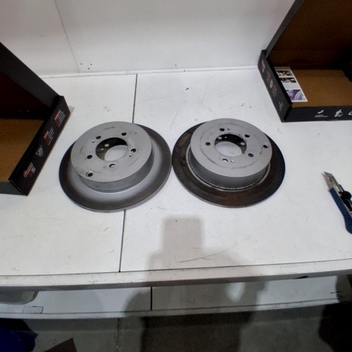 GENIUS PREMIUM BRAKE PRODUCTS FRONT COATED DISC BRAKE ROTORS (MODEL#: GCR-G8221) image 2