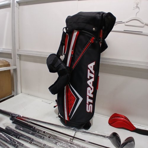 14PC CALLAWAY STRATA COMPLETE GOLF SET - LEFT HAND - RED/BLACK image 5
