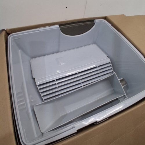 OMEGA PAW ELITE SELF-CLEANING ROLL 'N CLEAN CAT LITTER BOX - TAUPE (MODEL: RA20) image 2