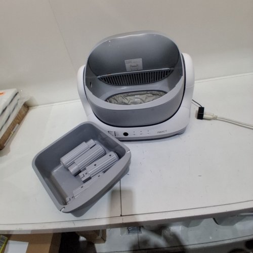 ABRCT AUTOMATIC SELF CLEANING LITTER BOX - WHITE/GREY (MODEL: CT-LBWXY) image 4