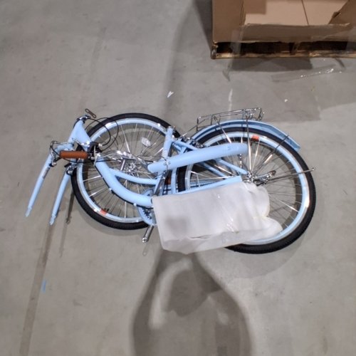 VEVOR 1-SPEED CRUISER BIKE WITH BICYCLE LOCK - 26" - LIGHT BLUE (MODEL: SCB122-B) image 2