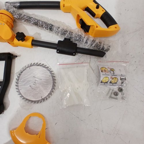 AMILUO ELECTRIC CORDLESS WEED WACKER KIT WITH BATTERIES AND BLADES - 8500 RPM (MODEL: GCJ-06B-1) image 3