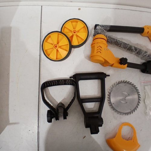 AMILUO ELECTRIC CORDLESS WEED WACKER KIT WITH BATTERIES AND BLADES - 8500 RPM (MODEL: GCJ-06B-1) image 4