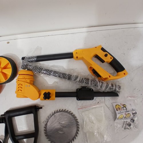 AMILUO ELECTRIC CORDLESS WEED WACKER KIT WITH BATTERIES AND BLADES - 8500 RPM (MODEL: GCJ-06B-1) image 5
