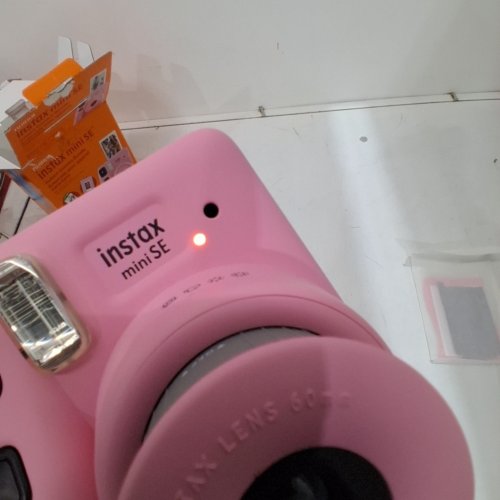 FUJIFILM INSTAX MINI SE INSTANT CAMERA - PINK image 2