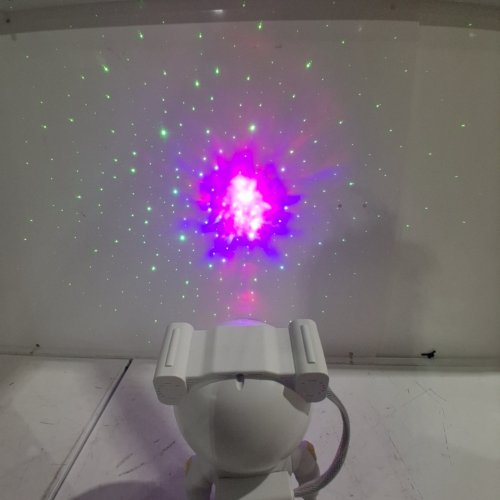 ASTRONAUT GALAXY LIGHT PROJECTOR - 8.9" - WHITE/BLACK image 3