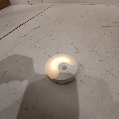 2PK MOTION SENSOR AUTOMATIC ON/OFF RECHARGEABLE NIGHT LIGHT - WHITE image 2