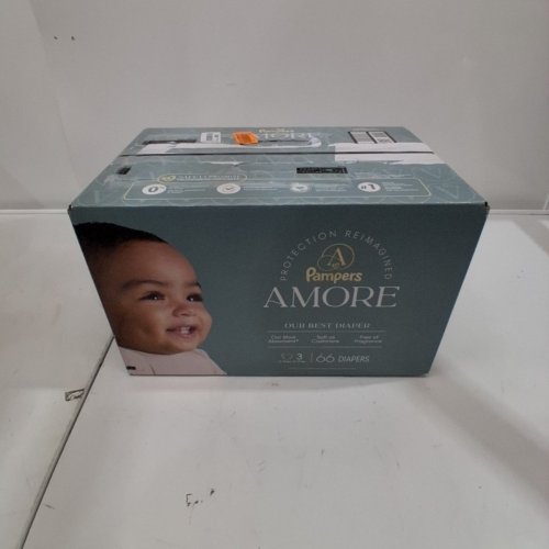 66PK PAMPERS AMORE DIAPERS - SIZE 3 - WHITE image 3
