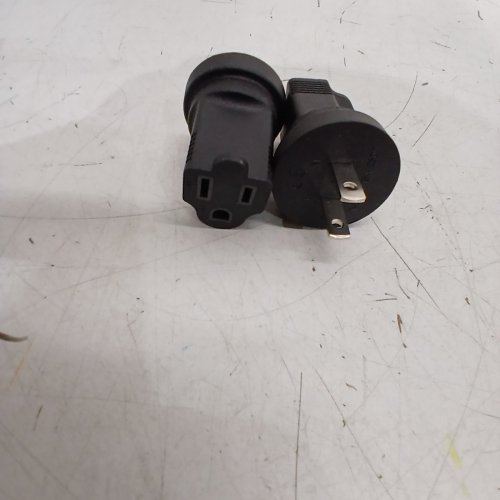 2PK AU /US ELECTRICAL POWER PLUG ADAPTER - BLACK image 3