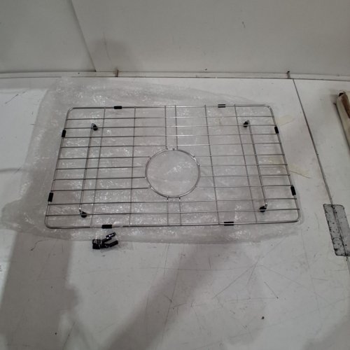 METAL SINK BOTTOM GRID - 21.5" X 13" X 1" - STAINLESS STEEL image 2