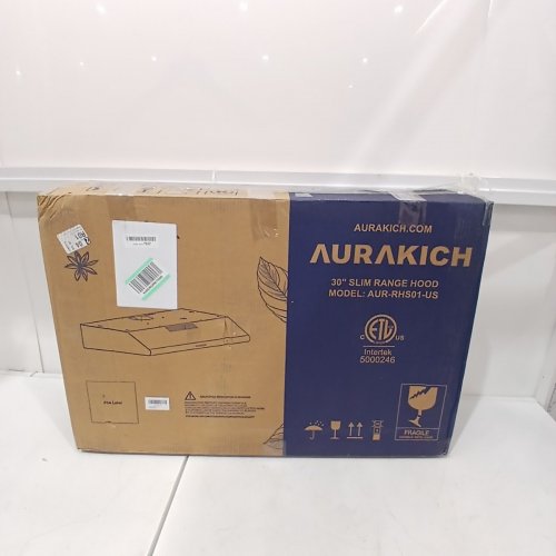 AURAKICH UNDER CABINET DUAL MOTOR RANGE HOOD - 30"/400CFM - SILVER (MODEL: AUR-RHS01-US) image 6