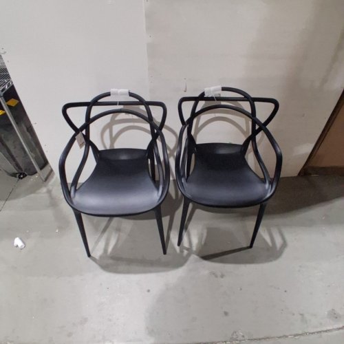 2PK PLATA IMPORT KEEPER DINING CHAIR - BLACK image 3