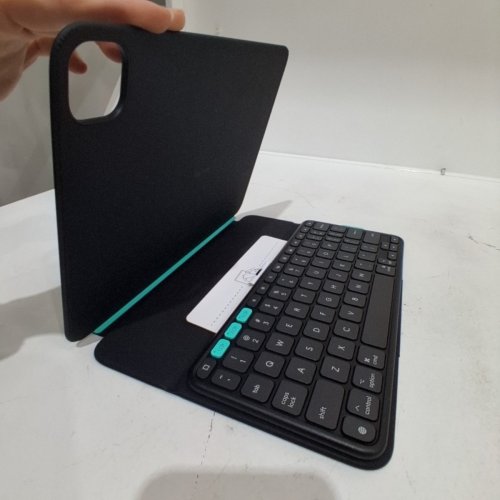LOGITECH PROTECTIVE & STOWABLE BLUETOOTH KEYBOARD CASE FLIP FOLIO FOR SELECT APPLE IPAD MODELS - MIDNIGHT BLACK (MODEL: 920-013370) image 3