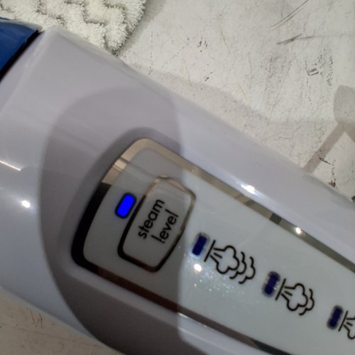 BISSELL POWER FRESH STEAM MOP WITH NATURAL SANITIZATION - FLOOR STEAMER, TILE CLEANER, AND HARD WOOD FLOOR CLEANER - 29" TALL 1500W - BLUE AND WHITE - (MODEL: 1940A) image 2