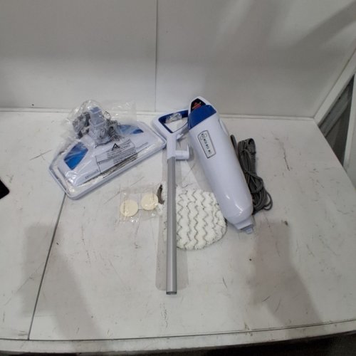 BISSELL POWER FRESH STEAM MOP WITH NATURAL SANITIZATION - FLOOR STEAMER, TILE CLEANER, AND HARD WOOD FLOOR CLEANER - 29" TALL 1500W - BLUE AND WHITE - (MODEL: 1940A) image 3