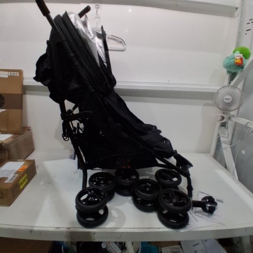 INGENUITY 3DLITE DOUBLE UMBRELLA STROLLER - 50LBS MAX - BLACK -(MODEL:31923) image 2
