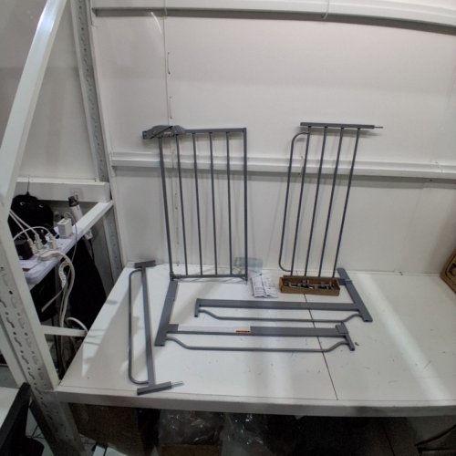 REGALO EASY STEP EXTRA WIDE BABY GATE - 29"- 49" X 30" - GREY (MODEL: 1164 EP DS) image 2