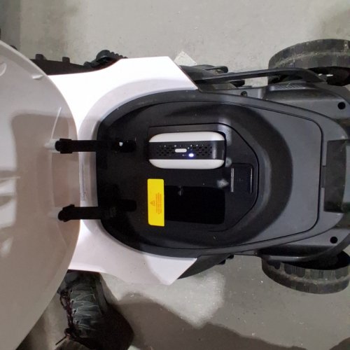 LITHELI CORDLESS BRUSHLESS LAWN MOWER WITH BATTERY - 20V - 13" - WHITE/BLACK (MODEL: U20LM00-0A120) image 3