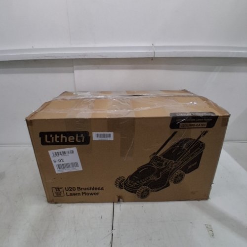 LITHELI CORDLESS BRUSHLESS LAWN MOWER WITH BATTERY - 20V - 13" - WHITE/BLACK (MODEL: U20LM00-0A120) image 13