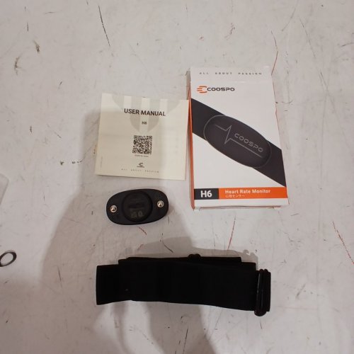 COOSPO HEART RATE MONITOR CHEST STRAP | BLUETOOTH 4.0 - BLACK - (MODEL: H6) image 2