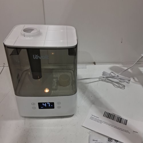LEVOIT VESYNC SMART COOL AIR HUMIDIFIER WITH ESSENTIAL OIL TRAY & BLUETOOTH COMPATIBILITY - 6L CAPACITY - WHITE/GREY - (MODEL: CLASSIC 300S) image 2