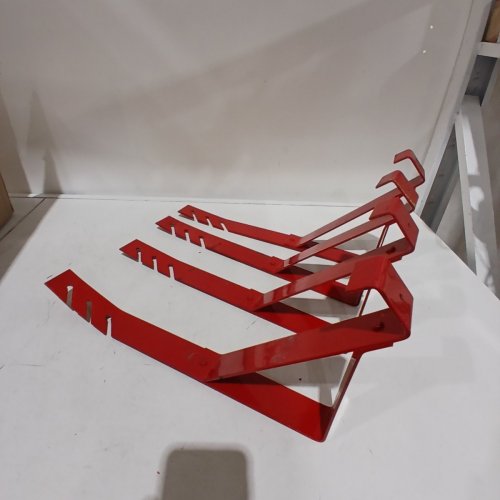 4PK GUARDIAN 45° FIXED ANGLE ROOFING BRACKET WITH 6" PLATFORM - RED (MODEL: 2504) image 2