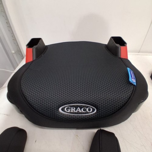 KID'S GRACO TURBOBOOSTER BACKLESS ADJUSTABLE CAR BOOSTER SEAT WITH CUP HOLDERS - 40LBS TO 100LBS MAX/CAP - BLACK (MODEL: 2166167) image 4