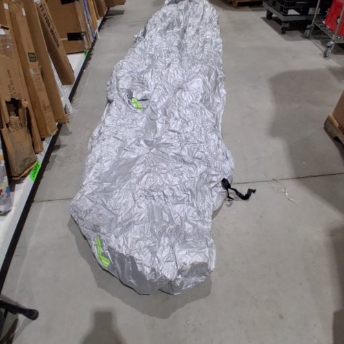 ZIEM FULL CAR COVERS WITH REFLECTIVE STRIP - FOR MOST 4X4 AND SUV (XXL) - SILVER/YELLOW image 3