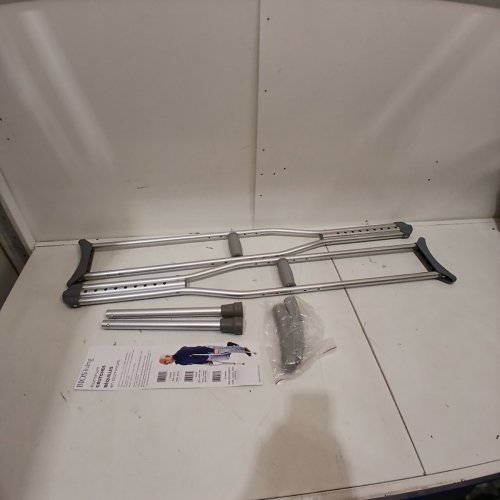 BIOS ADJUSTABLE CRUTCHES FOR ADULTS 5FT-SILVER(MODEL: 56036) image 2