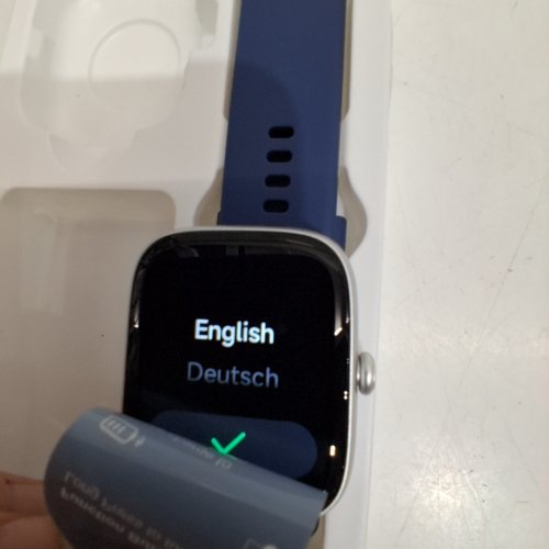 VERYFIT HD BLUETOOTH SMART WATCH WITH HEALTH MONITORING AND FITNESS TRACKING - 1.83" - BLUE/SILVER (MODEL: IDW29) image 2