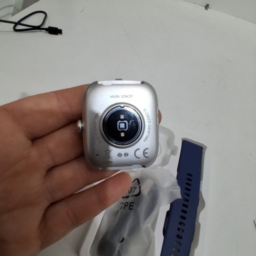 VERYFIT HD BLUETOOTH SMART WATCH WITH HEALTH MONITORING AND FITNESS TRACKING - 1.83" - BLUE/SILVER (MODEL: IDW29) image 3