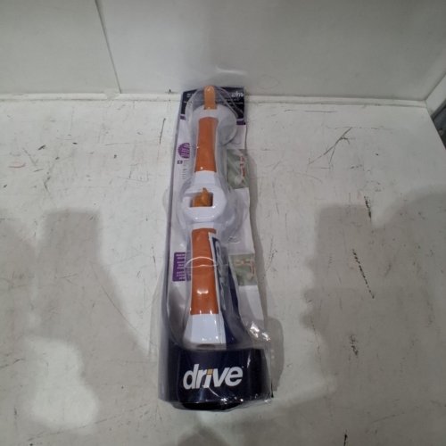 DRIVE MEDICAL ADJUSTABLE ANGLE ROTATING SUCTION CUP GRAB BAR - ORANGE/WHITE image 2