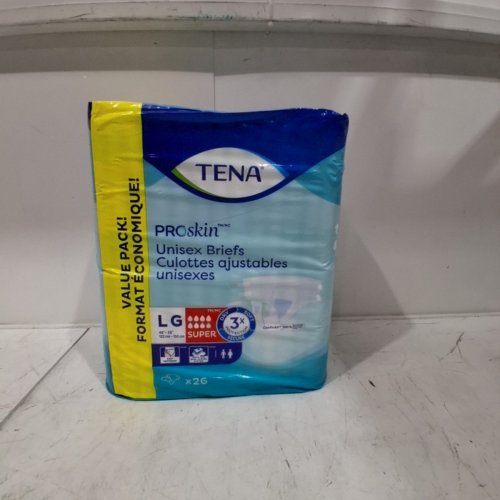 26PK UNISEX TENA PROSKIN BRIEFS - LARGE - SUPER ABSORBANT image 2