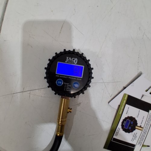 JACO FLOWPRO TIRE INFLATOR GAUGE GLOW IN THE DARK DIAL - 100 PSI image 2