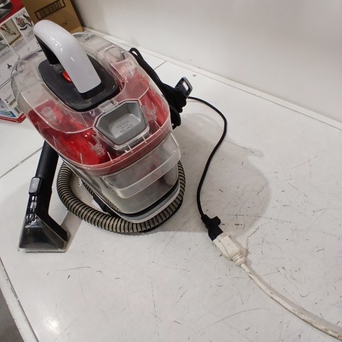 HOOVER CLEANSLATE PORTABLE CARPET & UPHOLSTERY SPOT CLEANER & STAIN REMOVER - 40OZ DUAL TANKS - RED/GREY (MODEL: FH14001VCD) image 2
