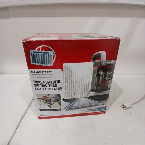 HOOVER CLEANSLATE PORTABLE CARPET & UPHOLSTERY SPOT CLEANER & STAIN REMOVER - 40OZ DUAL TANKS - RED/GREY (MODEL: FH14001VCD) image 9