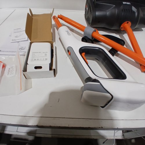 LITHELI U20 LIGHTWEIGHT CORDLESS BATTER OPERATED SNOW THROWER - 12" - 20V 4AH - ORANGE/BLACK/GREY (MODEL: U20SS01-0A110 / EGT090040) image 4