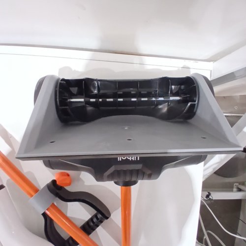 LITHELI U20 LIGHTWEIGHT CORDLESS BATTER OPERATED SNOW THROWER - 12" - 20V 4AH - ORANGE/BLACK/GREY (MODEL: U20SS01-0A110 / EGT090040) image 5