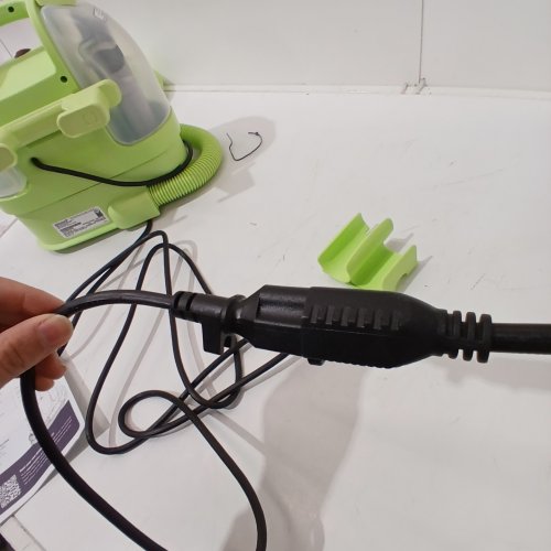BISSELL MINI CORDED PORTABLE CARPET / UPHOLSTERY DEEP CLEANER WITH SELF-CLEANING TOUGH STAIN TOOL / OXY CLEANING FORMULA AND HYDRORINSE TOOL - GREEN (MODEL: 4075B) image 2