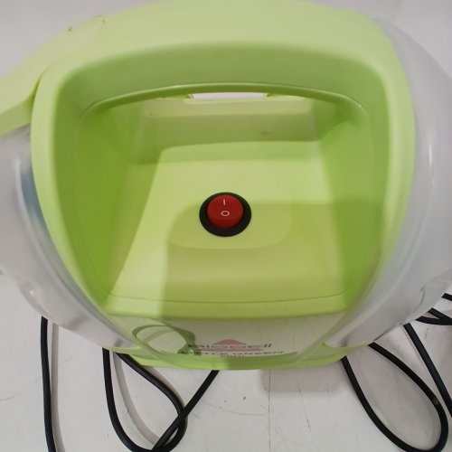BISSELL MINI CORDED PORTABLE CARPET / UPHOLSTERY DEEP CLEANER WITH SELF-CLEANING TOUGH STAIN TOOL / OXY CLEANING FORMULA AND HYDRORINSE TOOL - GREEN (MODEL: 4075B) image 3