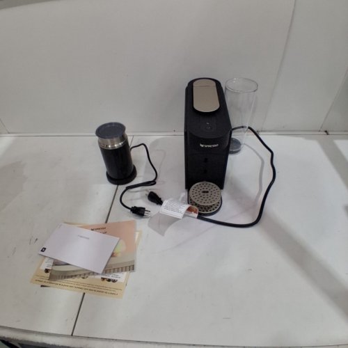 NESPRESSO COFFEE MAKER AND MILK FROTHER SET - BLACK - (MODEL:BNV620BLK ) image 4