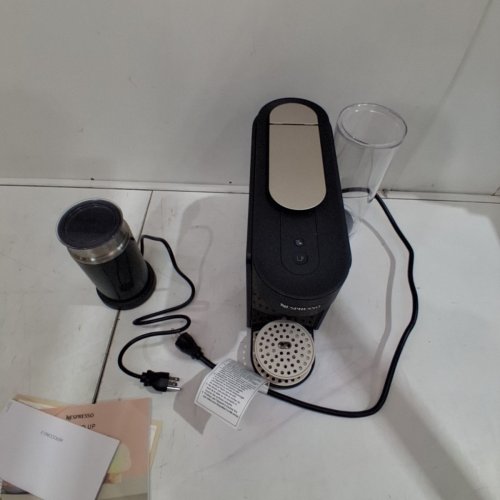 NESPRESSO COFFEE MAKER AND MILK FROTHER SET - BLACK - (MODEL:BNV620BLK ) image 5