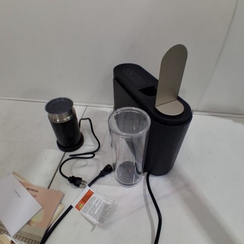 NESPRESSO COFFEE MAKER AND MILK FROTHER SET - BLACK - (MODEL:BNV620BLK ) image 9