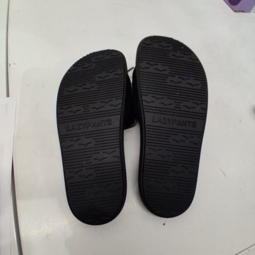 WOMEN'S LAZYPANTS SLIDES SANDALS - SIZE 7 - BLACK (MODEL:2864407) image 3